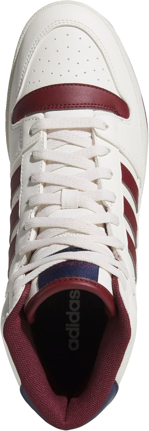 imageadidas UnisexAdult Break Start Mid Top SneakerCloud WhiteShadow RedDark Blue