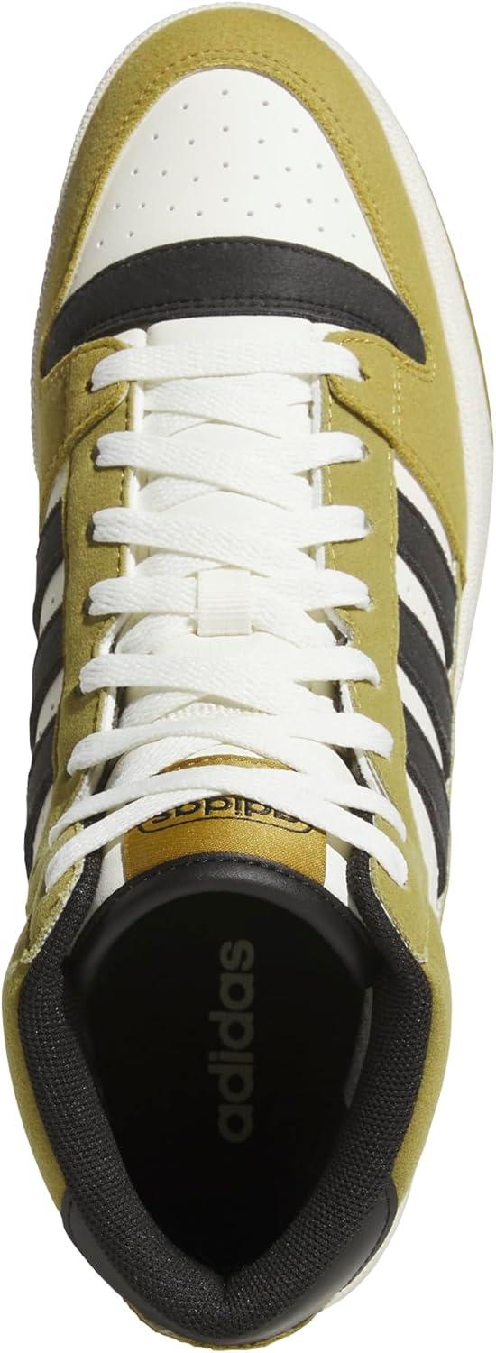 imageadidas UnisexAdult Break Start Mid Top SneakerSand GreenBlackOff White