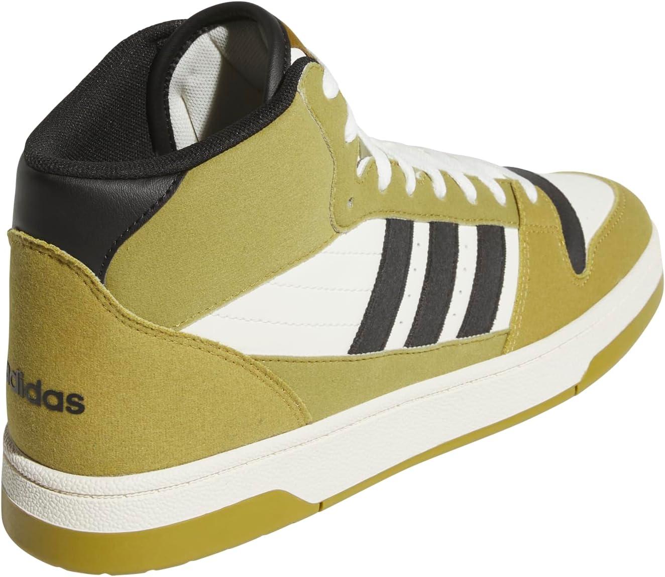 imageadidas UnisexAdult Break Start Mid Top SneakerSand GreenBlackOff White