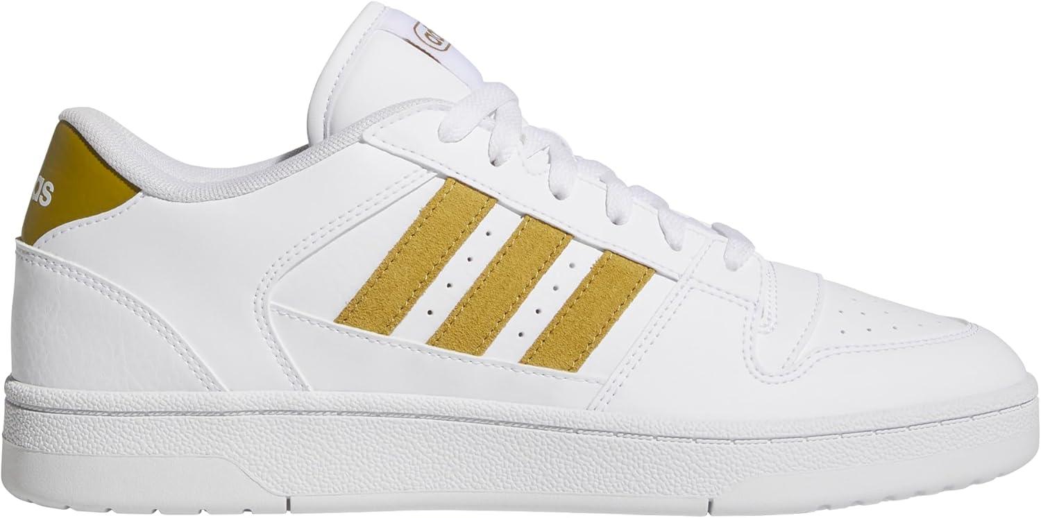 imageadidas UnisexAdult Break Start SneakerWhiteSand GreenWhite