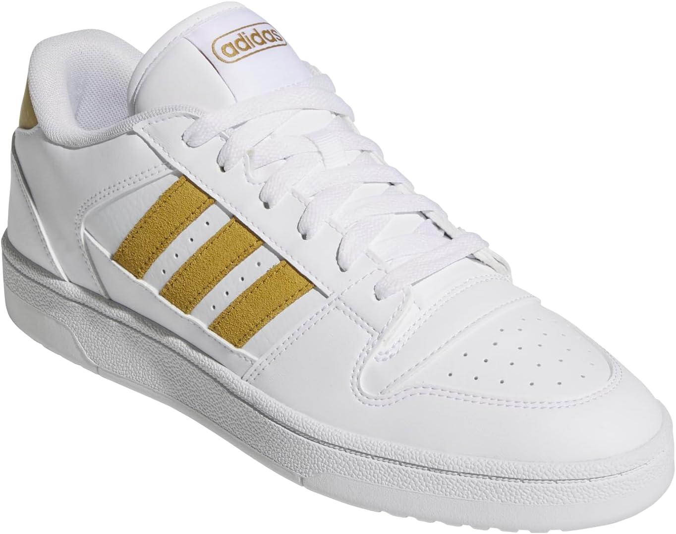 imageadidas UnisexAdult Break Start SneakerWhiteSand GreenWhite