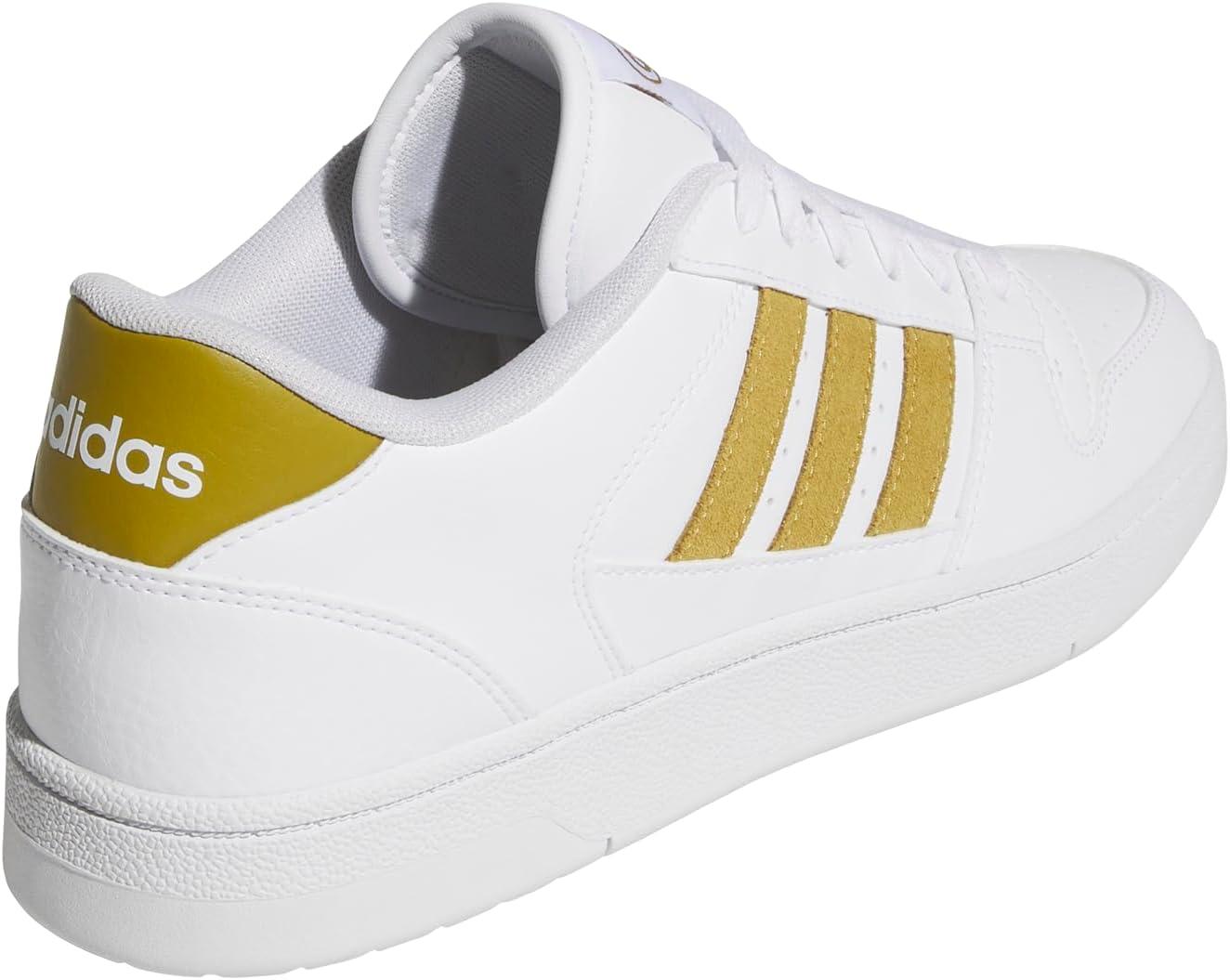 imageadidas UnisexAdult Break Start SneakerWhiteSand GreenWhite