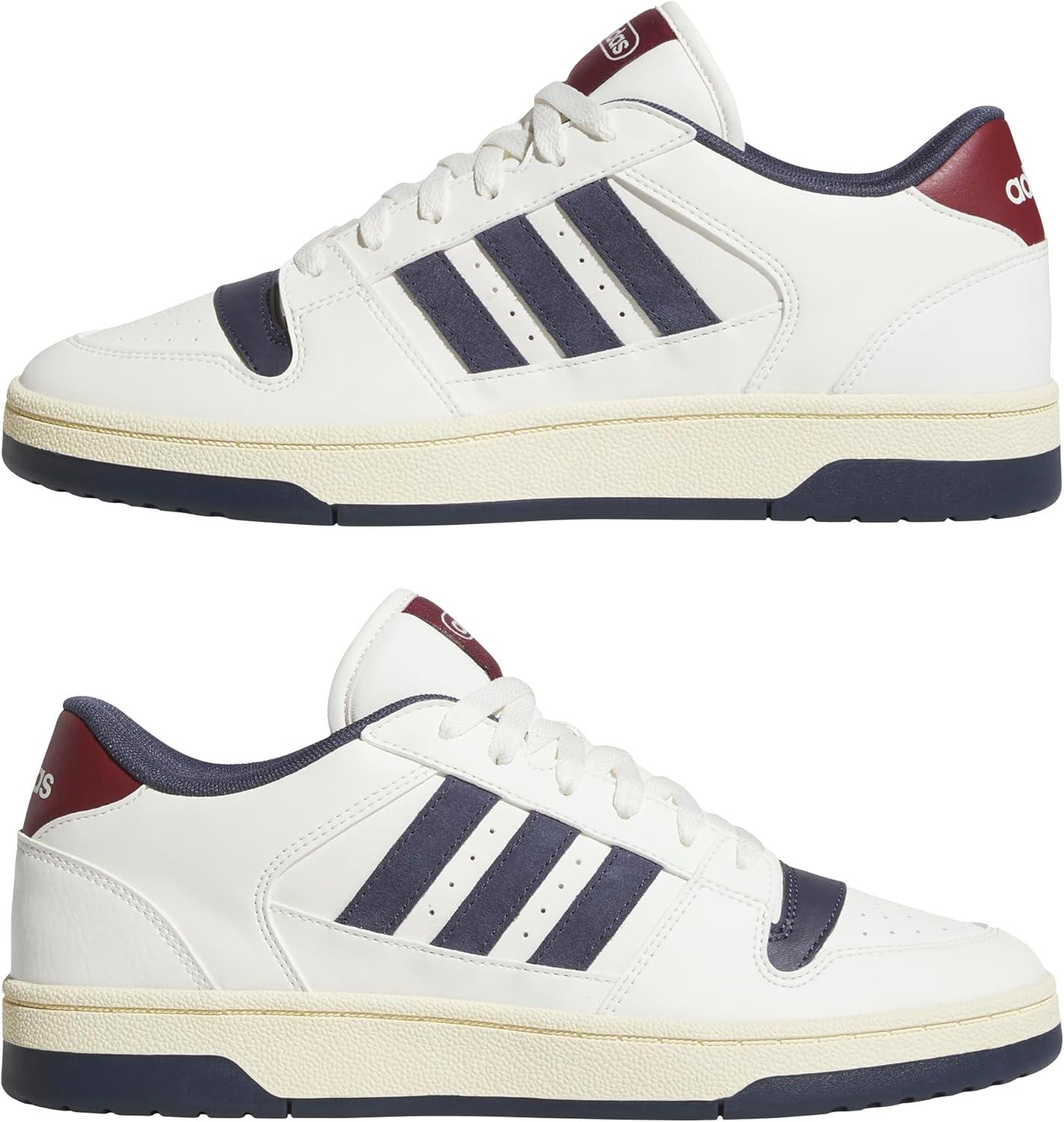 imageadidas UnisexAdult Break Start SneakerWhiteShadow NavyWarm Vanilla