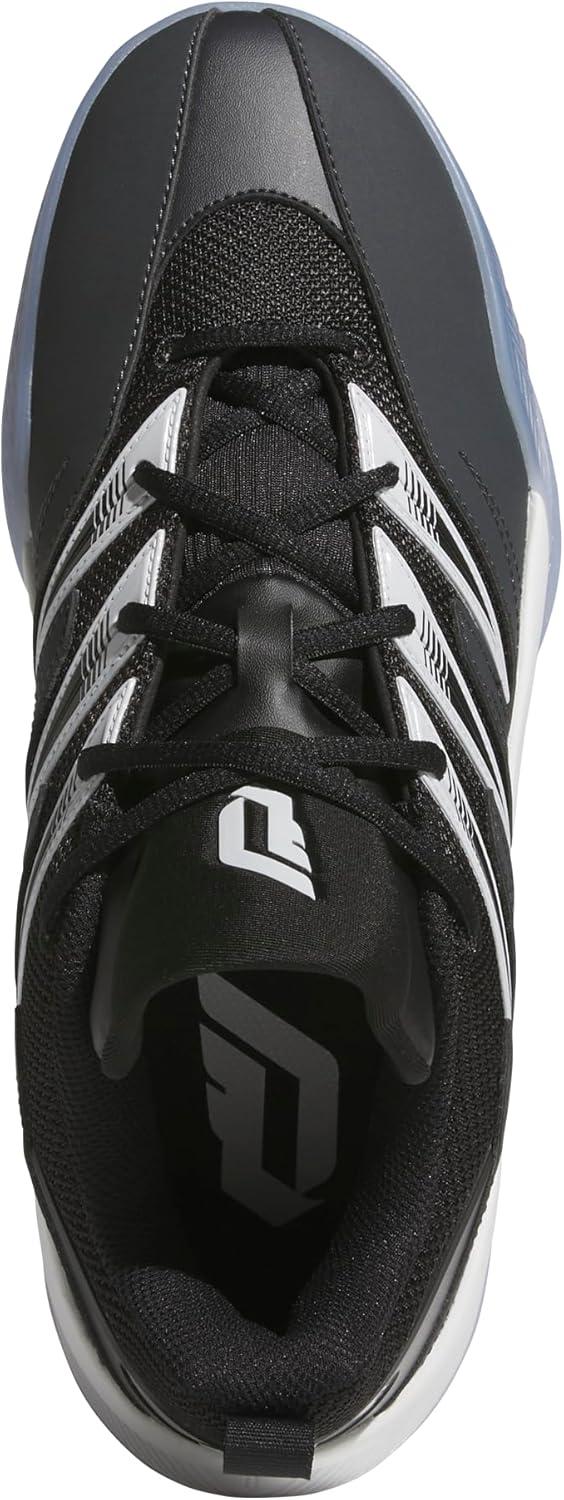 imageadidas UnisexAdult Dame Certified 3 Basketball SneakerBlackClear GreyCarbon