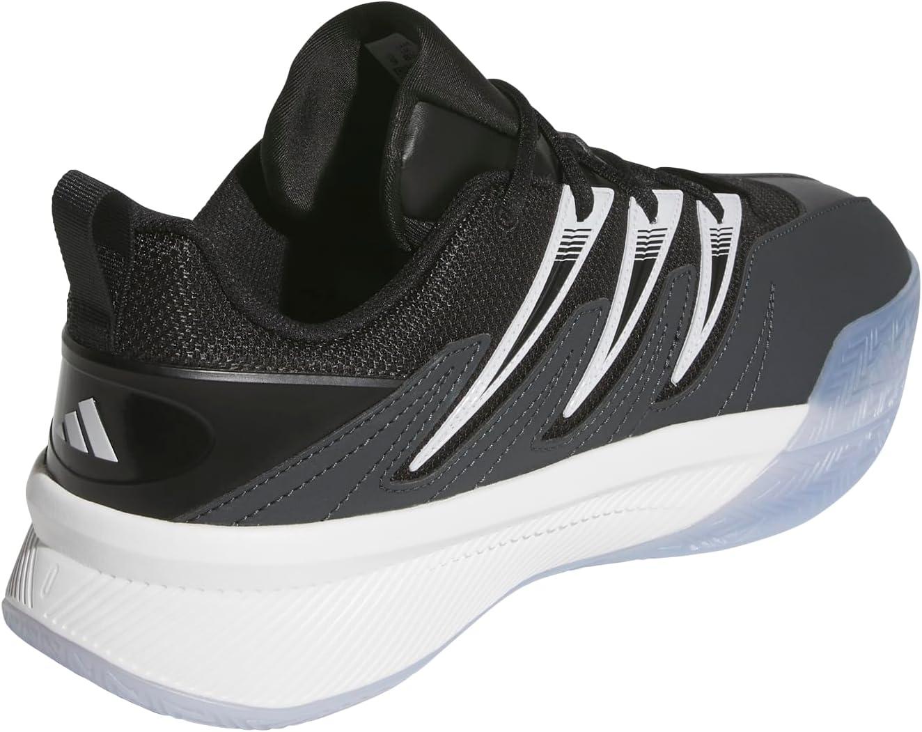 imageadidas UnisexAdult Dame Certified 3 Basketball SneakerBlackClear GreyCarbon