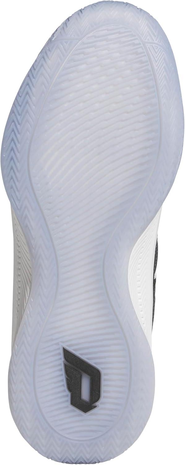 imageadidas UnisexAdult Dame Certified 3 Basketball SneakerBlackClear GreyCarbon