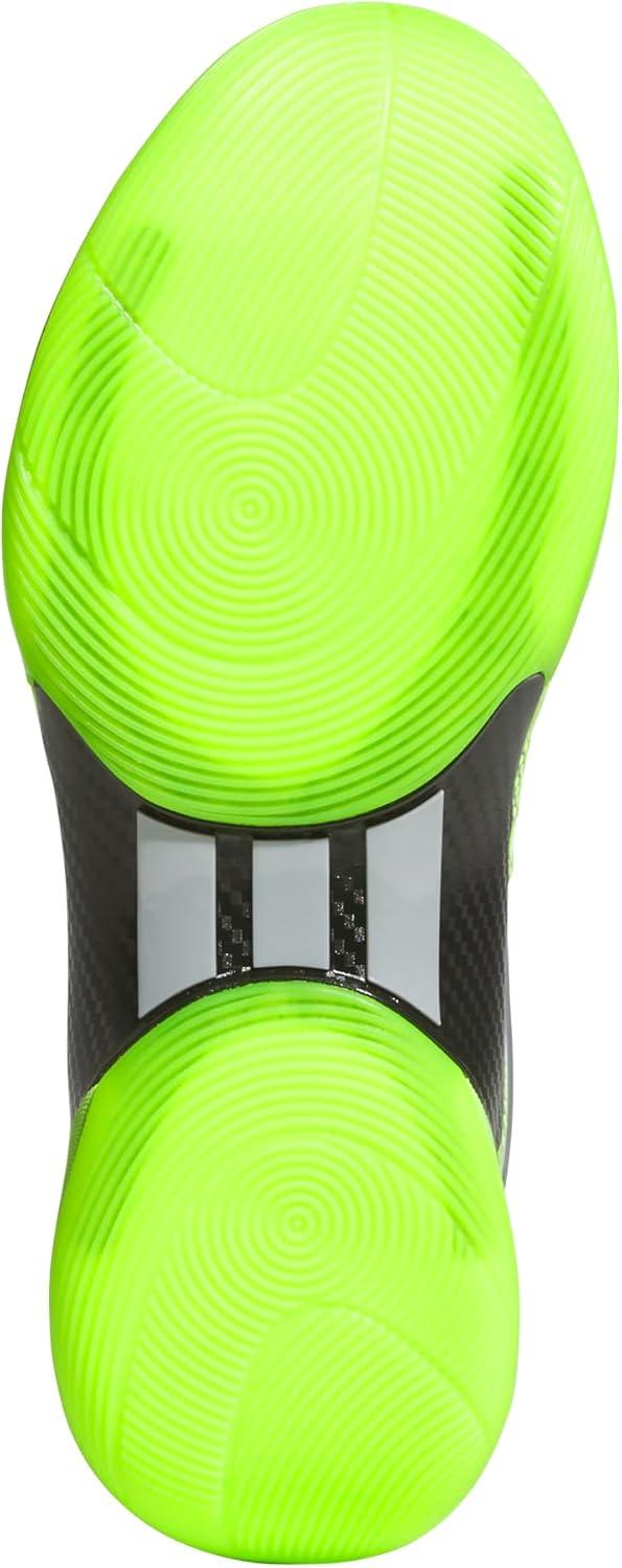 imageadidas UnisexAdult Don Issue 6 Basketball SneakerLucid LemonBlackSilver Metallic