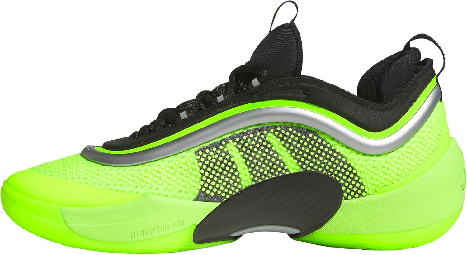 imageadidas UnisexAdult Don Issue 6 Basketball SneakerLucid LemonBlackSilver Metallic