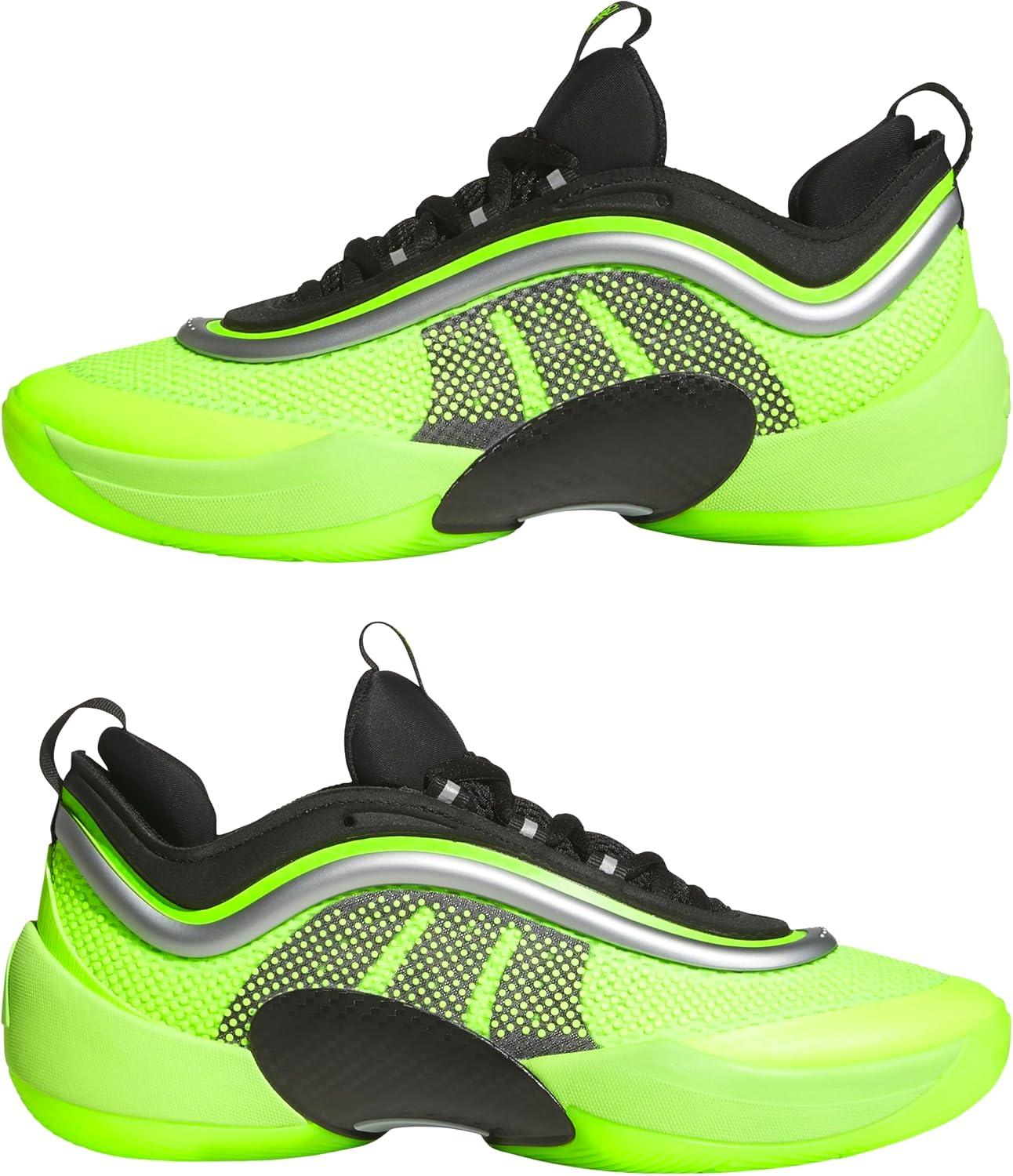 imageadidas UnisexAdult Don Issue 6 Basketball SneakerLucid LemonBlackSilver Metallic