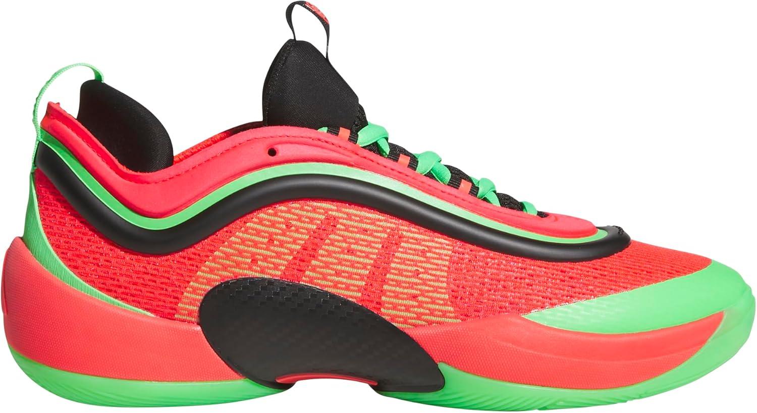 imageadidas UnisexAdult Don Issue 6 Basketball SneakerLucid RedBlackScreaming Green