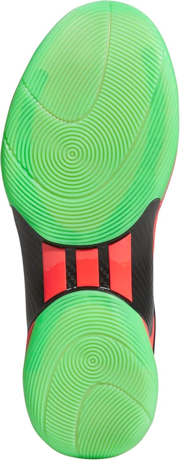 imageadidas UnisexAdult Don Issue 6 Basketball SneakerLucid RedBlackScreaming Green