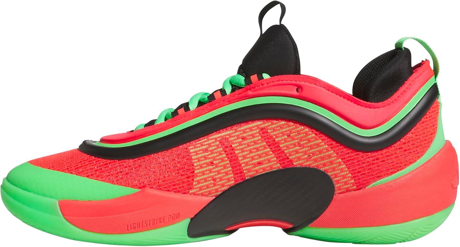 imageadidas UnisexAdult Don Issue 6 Basketball SneakerLucid RedBlackScreaming Green