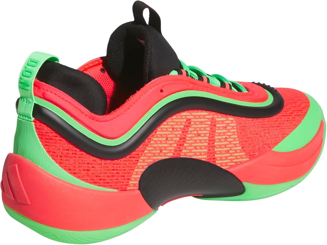 imageadidas UnisexAdult Don Issue 6 Basketball SneakerLucid RedBlackScreaming Green