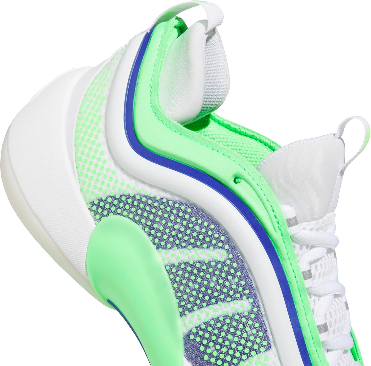 imageadidas UnisexAdult Don Issue 6 Basketball SneakerWhiteScreaming GreenLucid Blue
