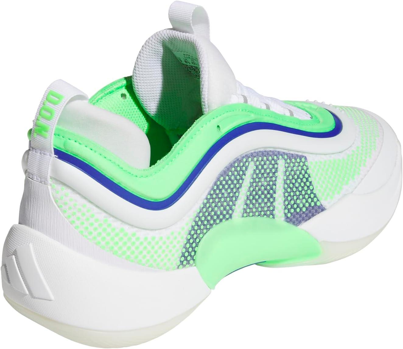 imageadidas UnisexAdult Don Issue 6 Basketball SneakerWhiteScreaming GreenLucid Blue