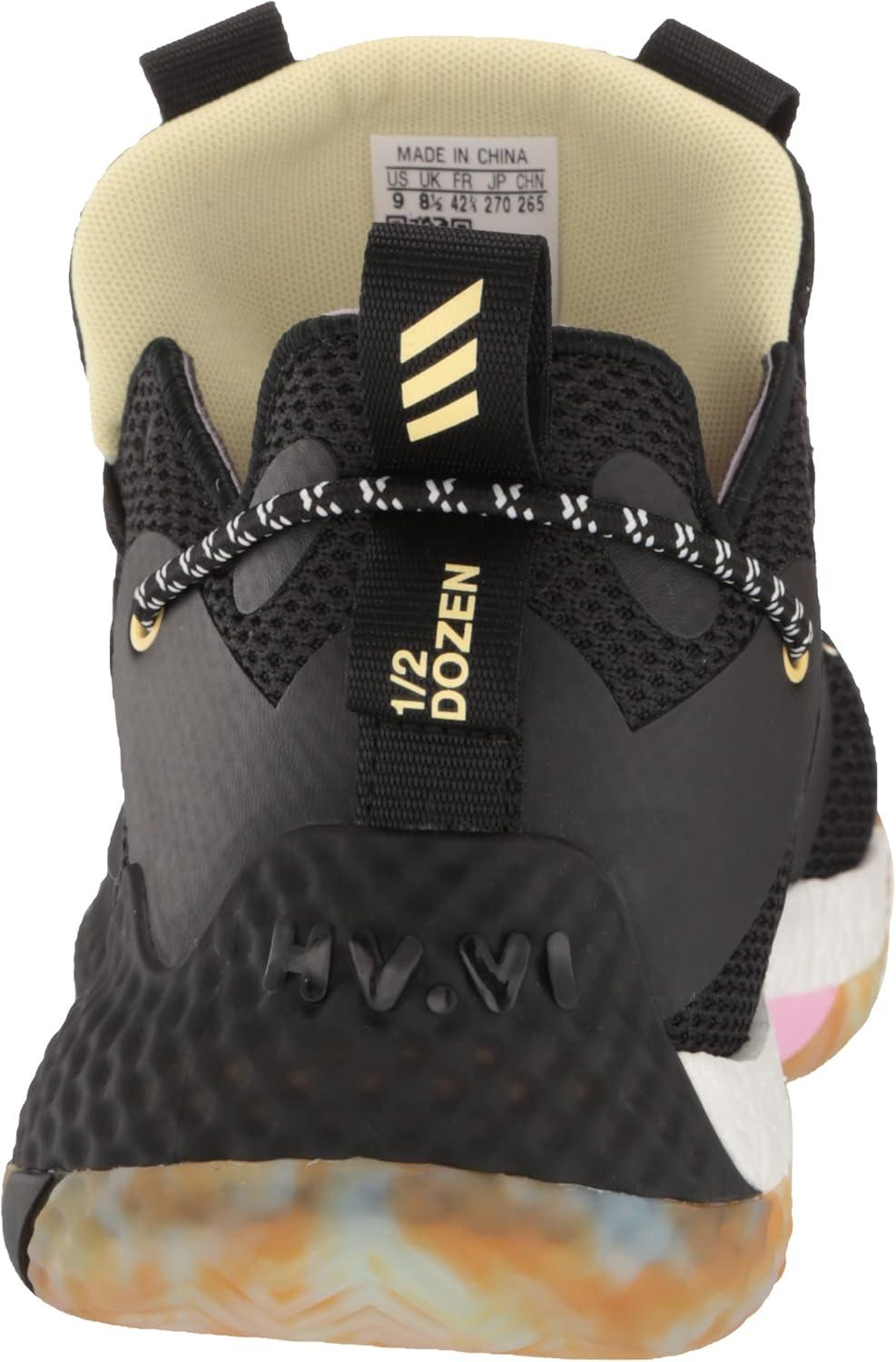 imageadidas UnisexAdult Harden Vol 6 Basketball ShoeBlackBlackBliss Blue