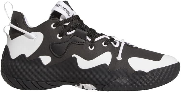 imageadidas UnisexAdult Harden Vol 6 Basketball ShoeBlackBlackWhite