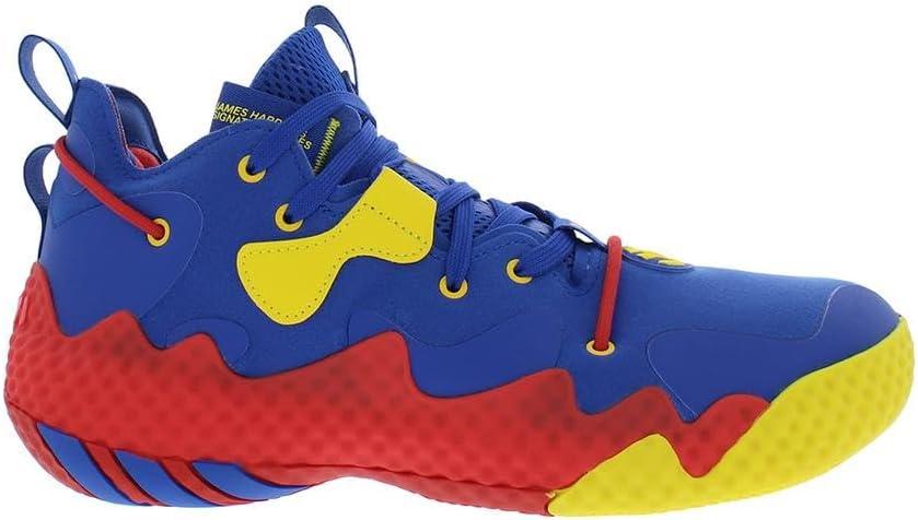 imageadidas UnisexAdult Harden Vol 6 Basketball ShoeBlueRedYellowblue
