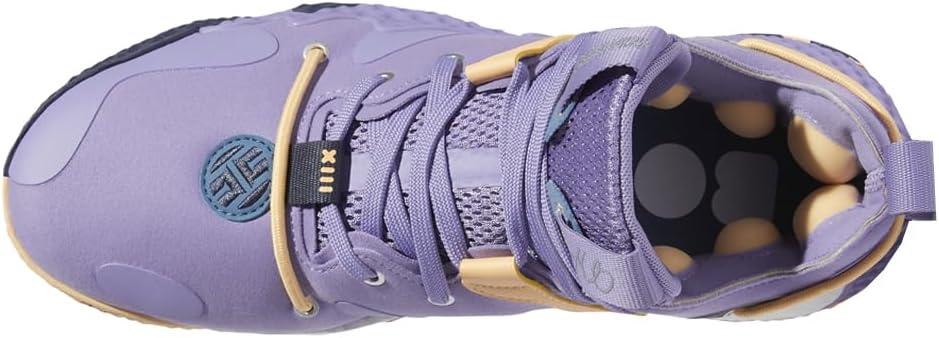 imageadidas UnisexAdult Harden Vol 6 Basketball ShoeMagic LilacMatte SilverPulse Amber