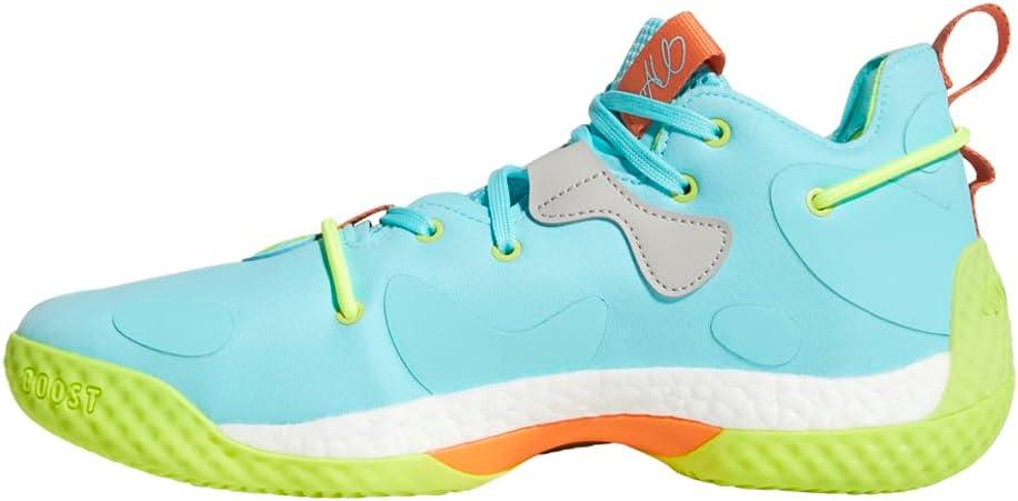 imageadidas UnisexAdult Harden Vol 6 Basketball ShoePulse AquaTeam Semi Sol OrangeSolar Yellow