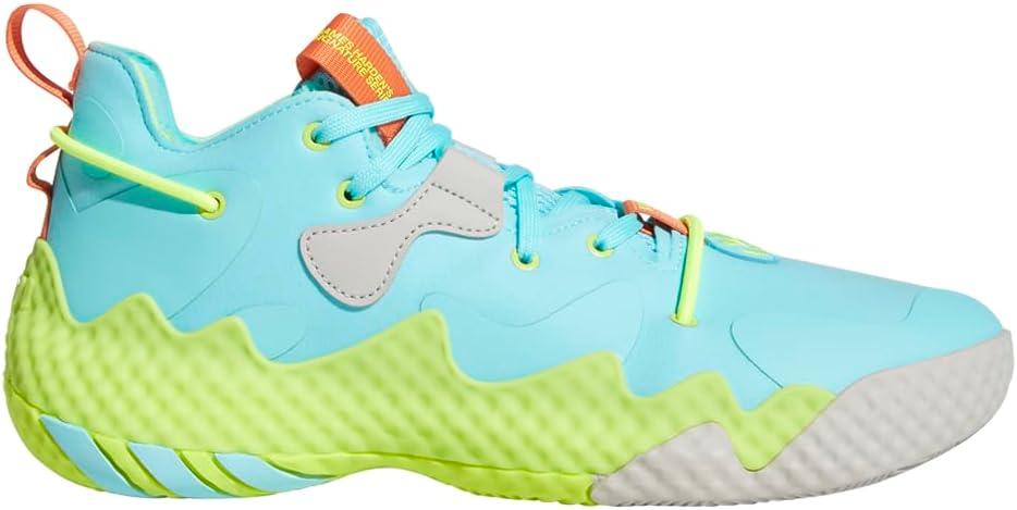 imageadidas UnisexAdult Harden Vol 6 Basketball ShoePulse AquaTeam Semi Sol OrangeSolar Yellow