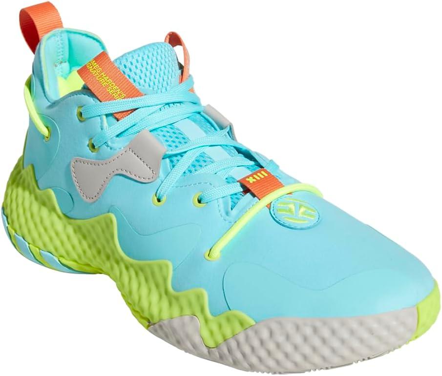 imageadidas UnisexAdult Harden Vol 6 Basketball ShoePulse AquaTeam Semi Sol OrangeSolar Yellow