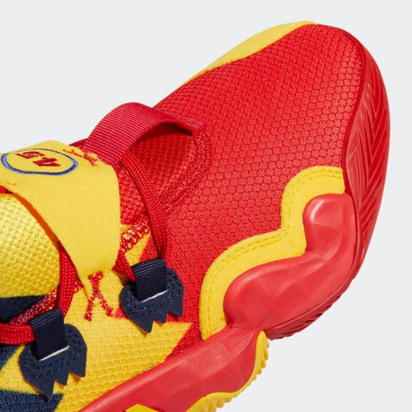 imageadidas UnisexAdult Harden Vol 6 Basketball ShoeRedBold GoldTeam Navy