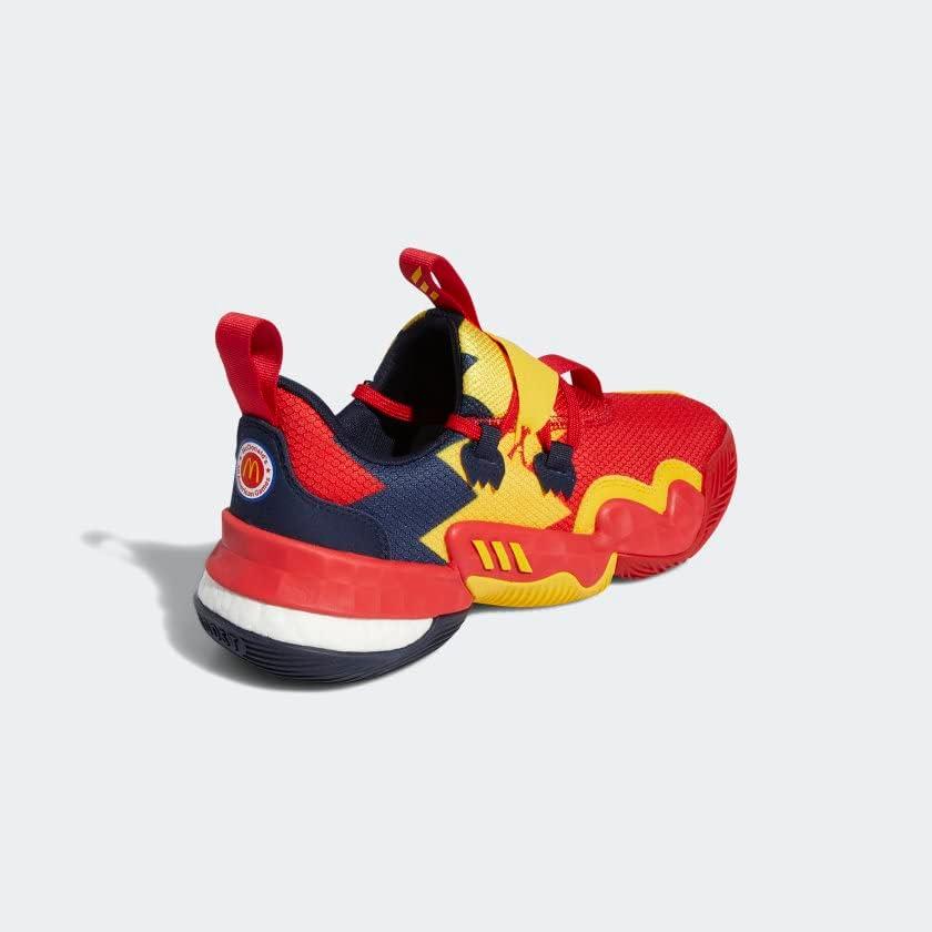 imageadidas UnisexAdult Harden Vol 6 Basketball ShoeRedBold GoldTeam Navy
