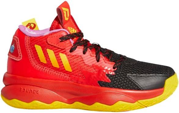 imageadidas UnisexAdult Harden Vol 6 Basketball ShoeRedTeam YellowImpact Orange