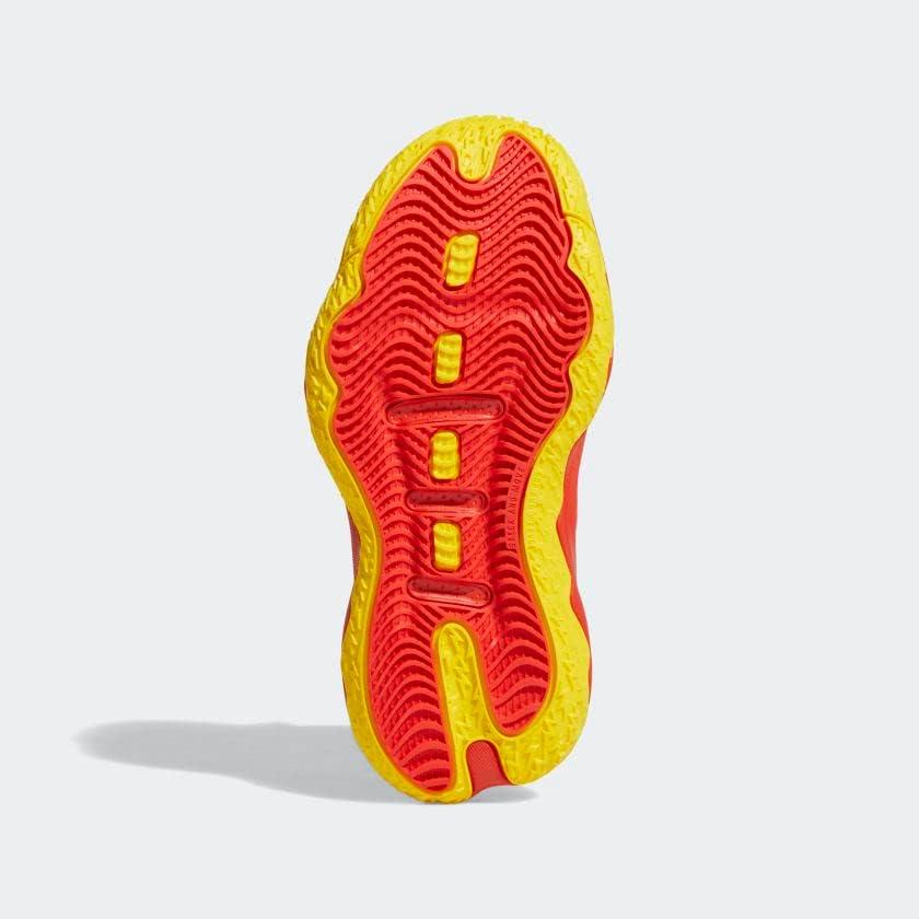 imageadidas UnisexAdult Harden Vol 6 Basketball ShoeRedTeam YellowImpact Orange