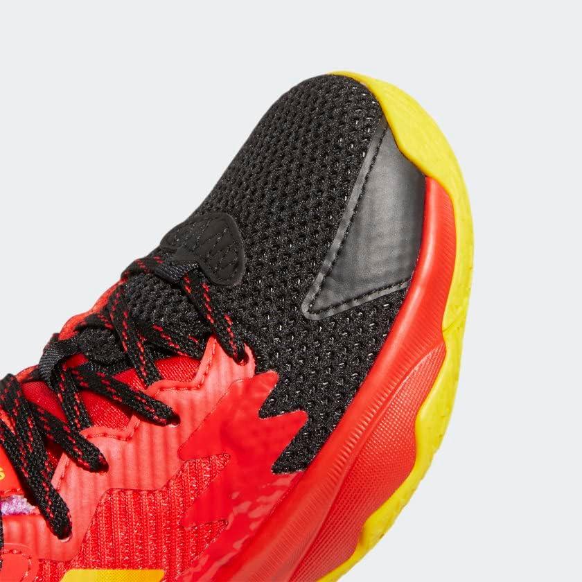 imageadidas UnisexAdult Harden Vol 6 Basketball ShoeRedTeam YellowImpact Orange