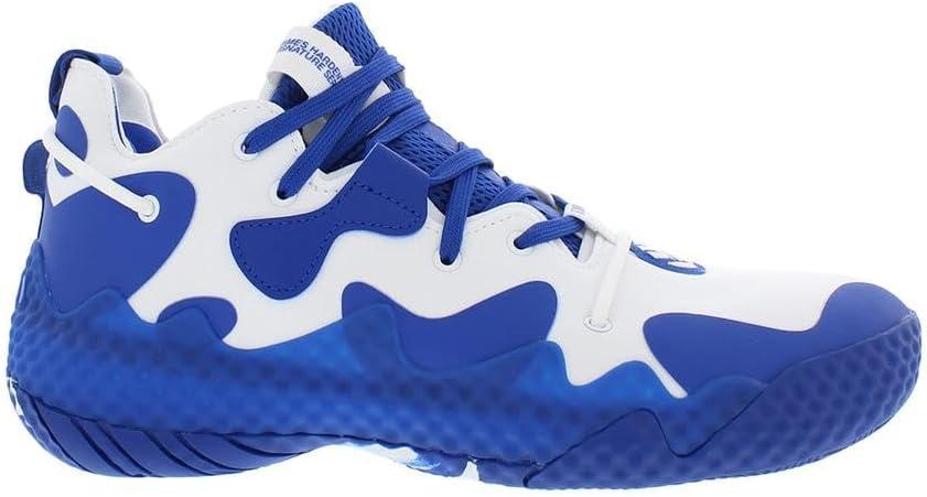imageadidas UnisexAdult Harden Vol 6 Basketball ShoeWhiteBluewhite