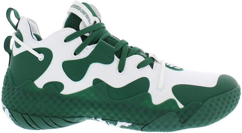 imageadidas UnisexAdult Harden Vol 6 Basketball ShoeWhiteGreenwhite