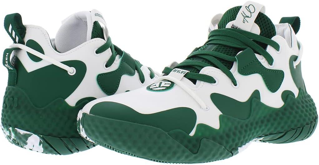 imageadidas UnisexAdult Harden Vol 6 Basketball ShoeWhiteGreenwhite