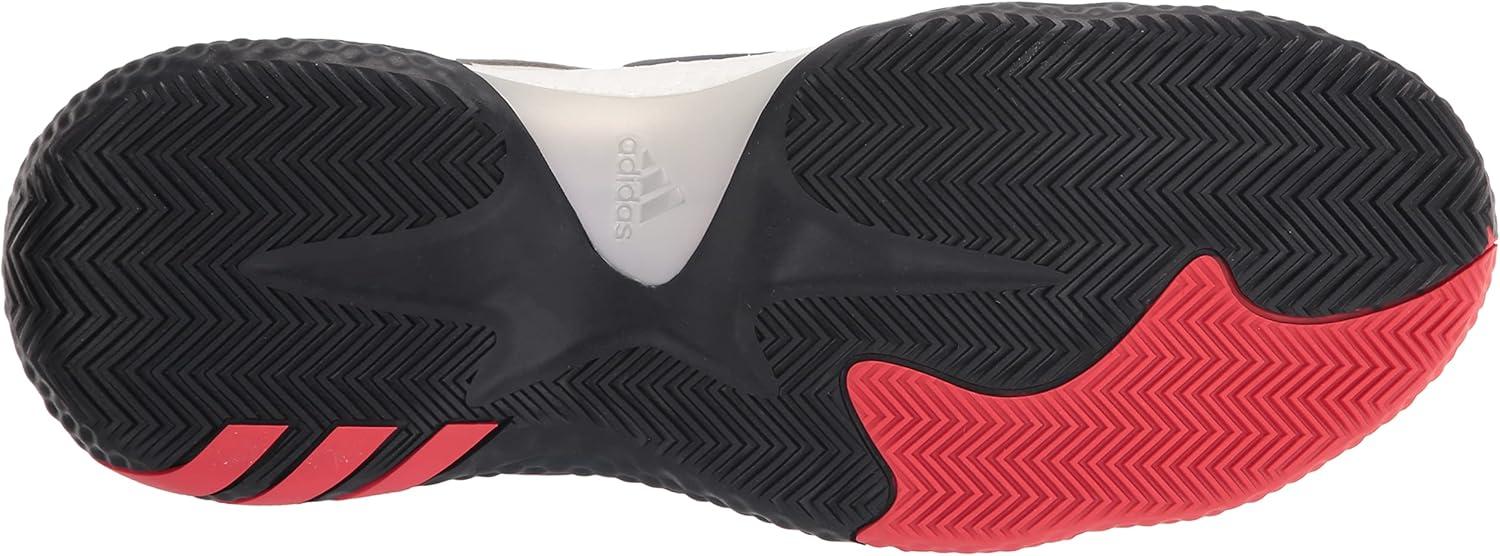 imageadidas UnisexAdult Harden Vol 6 Basketball ShoeWhiteVivid RedInk