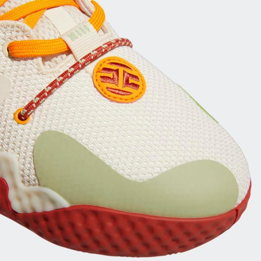 imageadidas UnisexAdult Harden Vol 6 Basketball ShoeWonder WhiteMagic LimeAltered Ambe