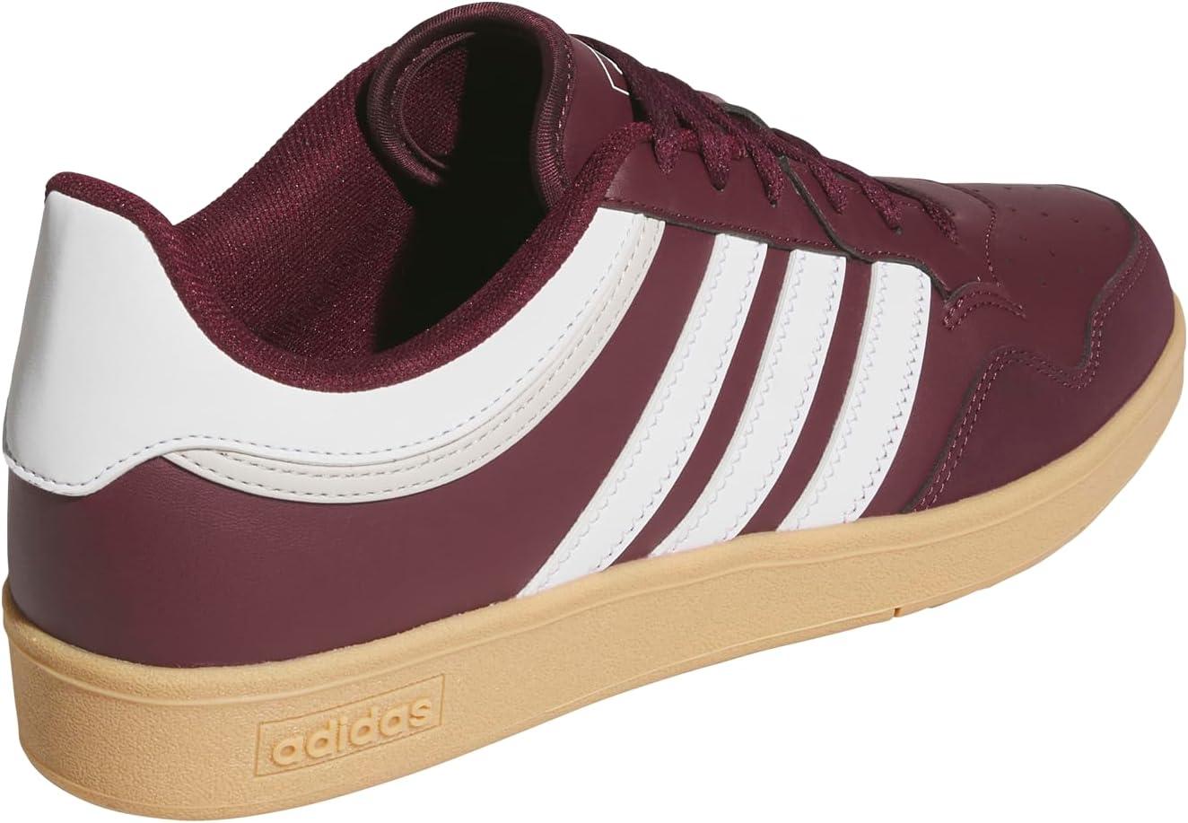 imageadidas UnisexAdult Hoops 40 Basketball SneakerMaroonWhiteGrey