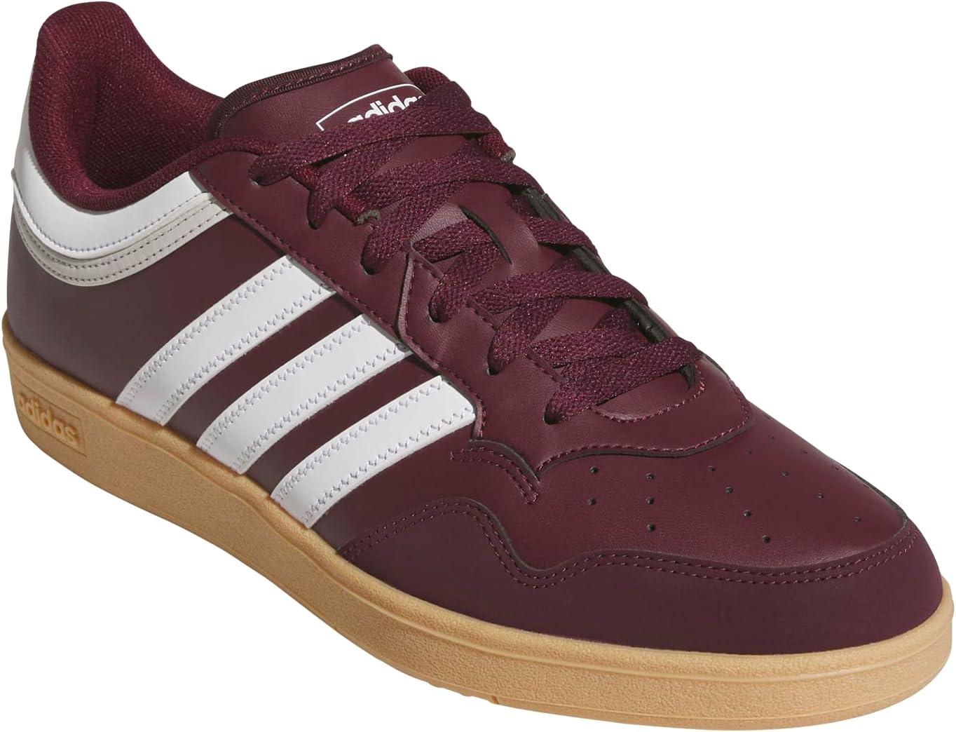 imageadidas UnisexAdult Hoops 40 Basketball SneakerMaroonWhiteGrey