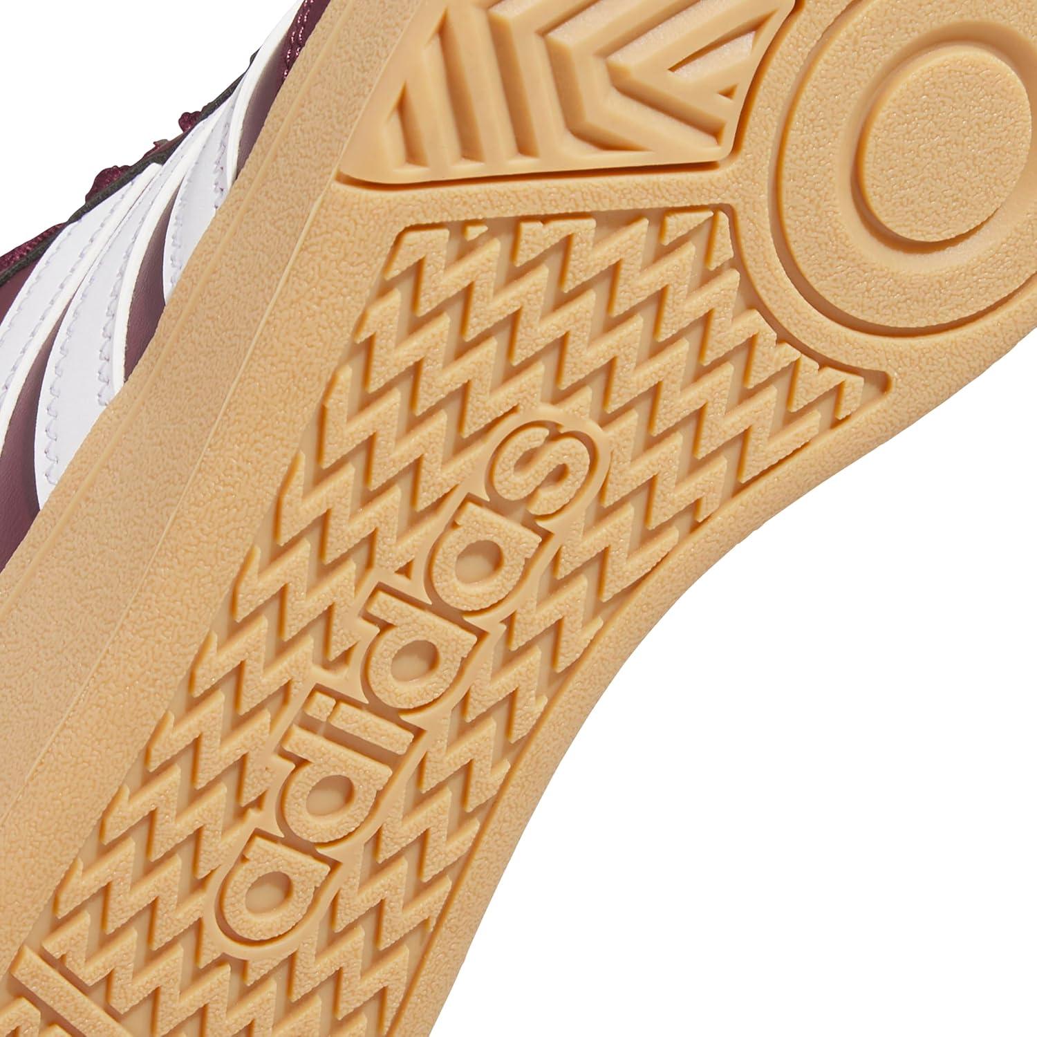 imageadidas UnisexAdult Hoops 40 Basketball SneakerMaroonWhiteGrey