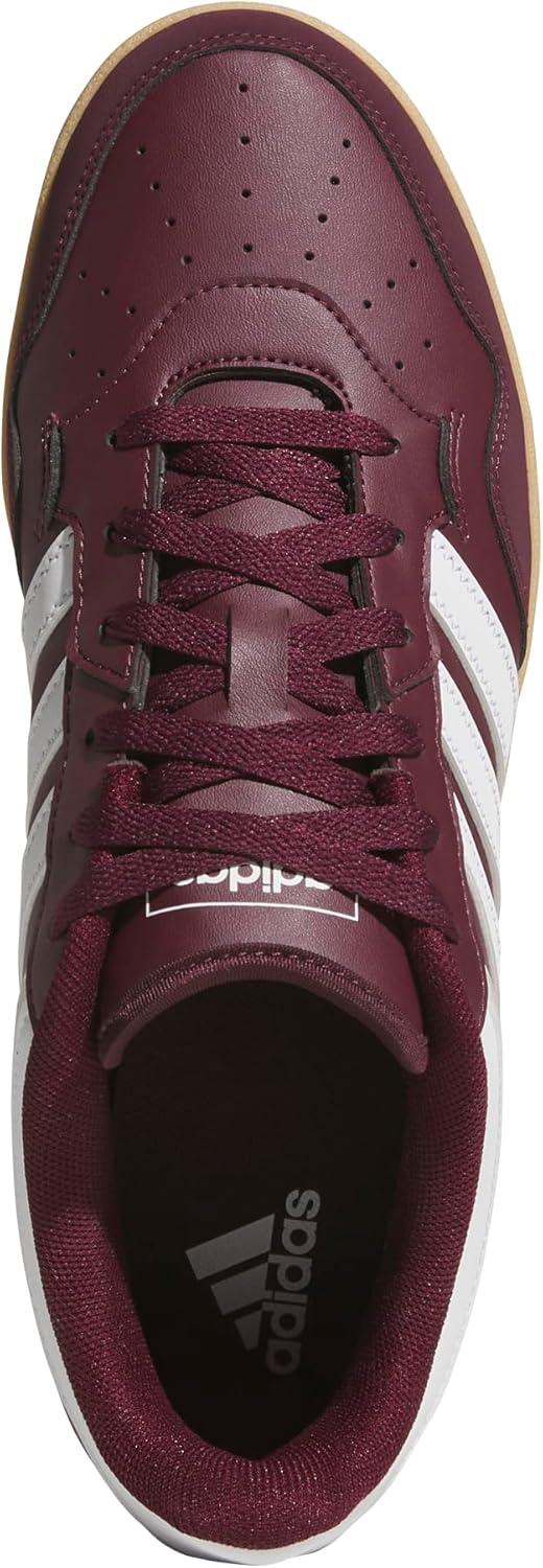 imageadidas UnisexAdult Hoops 40 Basketball SneakerMaroonWhiteGrey