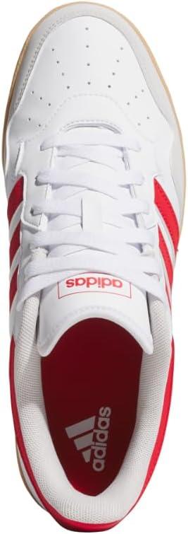 imageadidas UnisexAdult Hoops 40 Basketball SneakerWhiteBetter ScarletGum