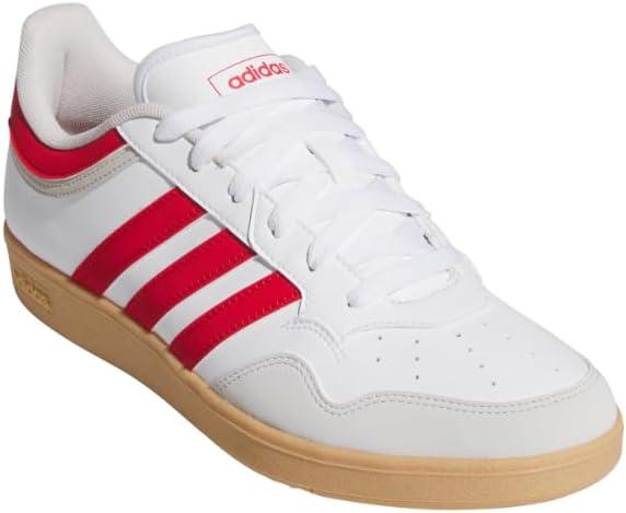 imageadidas UnisexAdult Hoops 40 Basketball SneakerWhiteBetter ScarletGum