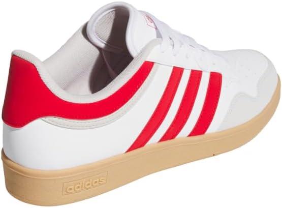 imageadidas UnisexAdult Hoops 40 Basketball SneakerWhiteBetter ScarletGum