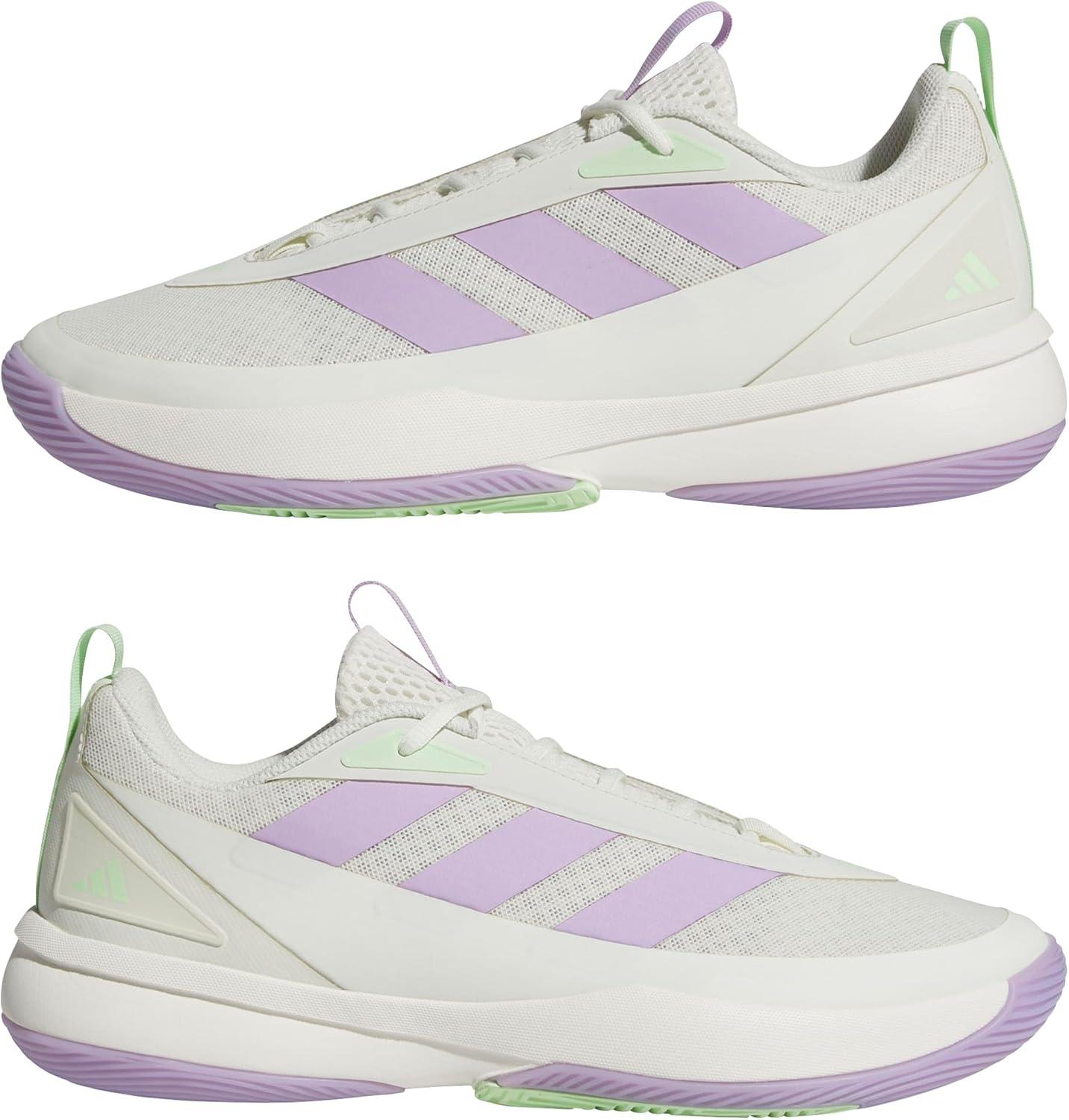 imageadidas UnisexAdult Subzone Basketball SneakerIvoryPowder PlumSemi Green Spark