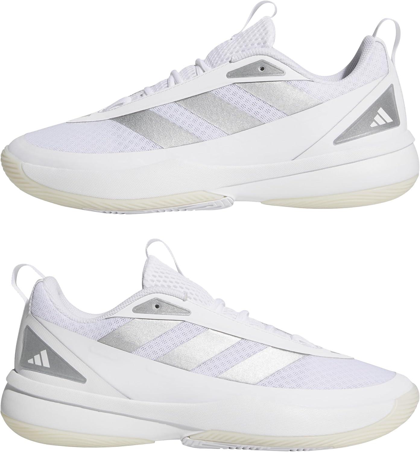 imageadidas UnisexAdult Subzone Basketball SneakerWhiteSilver MetallicWhite