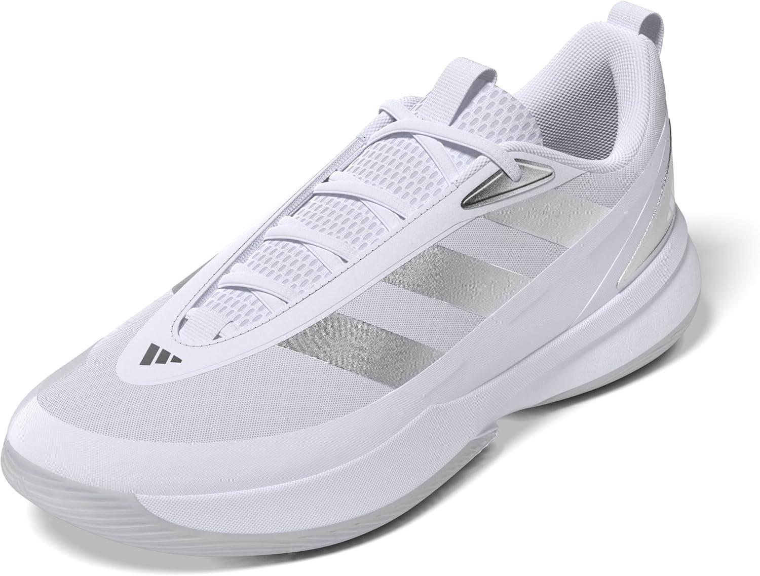 imageadidas UnisexAdult Subzone Basketball SneakerWhiteSilver MetallicWhite