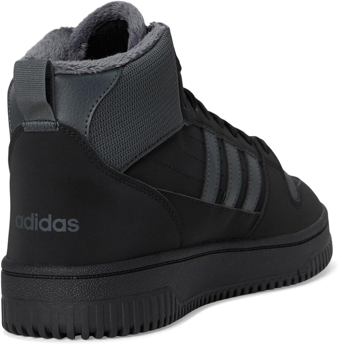 imageadidas UnisexAdult Turnaround Winterized Mid Top SneakerBlackGreyBlack