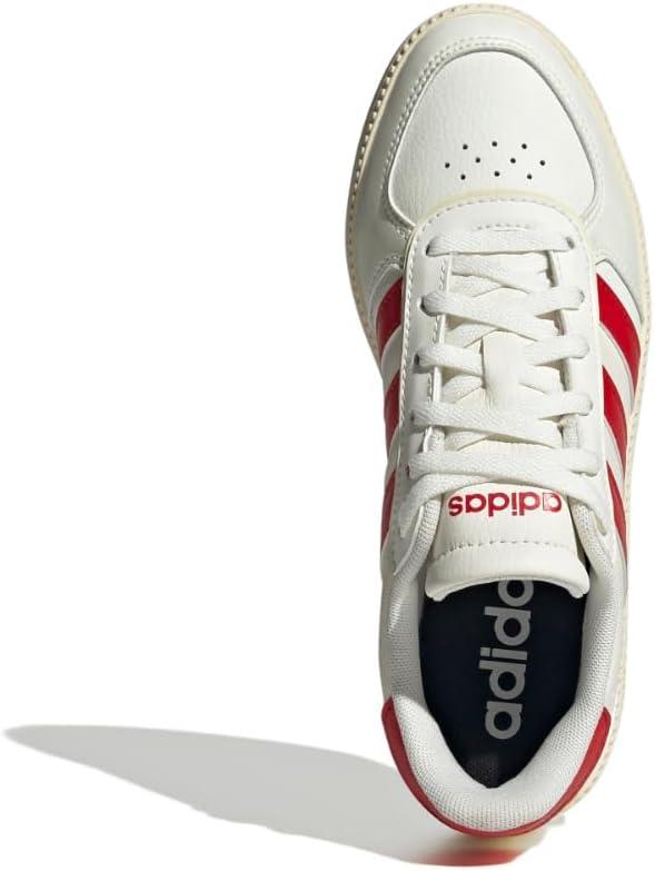 imageadidas UnisexChild Breaknet SleekOff WhiteBetter ScarletWarm Vanilla