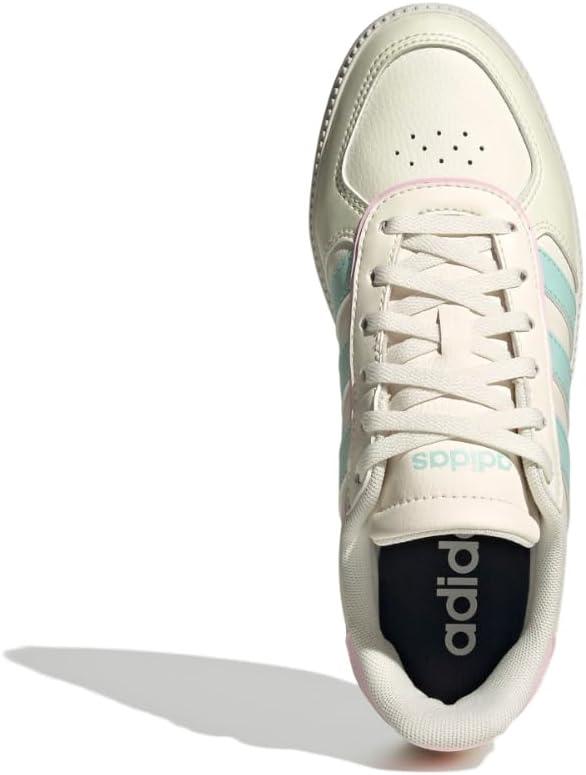 imageadidas UnisexChild Breaknet SleekOff WhiteSemi Flash AquaClear Pink