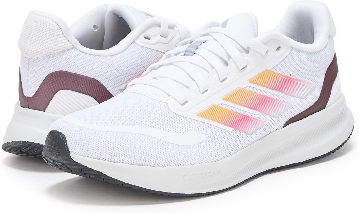 imageadidas UnisexChild Run Falcon 5 SneakerWhiteSparkLucid Pink